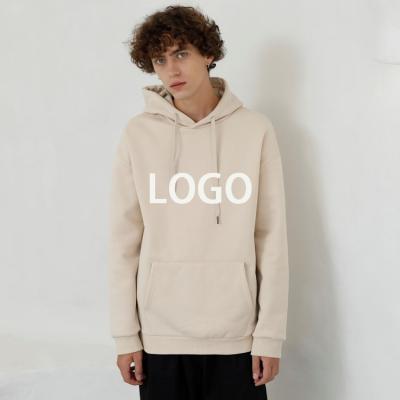 China Clean Logo Men High Quality Cotton Polyester Breathable Custom Printed Pullover Mens S Hoodie DIY Quantity OEM Customized for sale