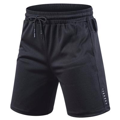 China Wholesale Custom Breathable Shorts Summer Sport Breathable Black Nylon Clothing Shorts Exercise Training Men Sweat Shorts for sale