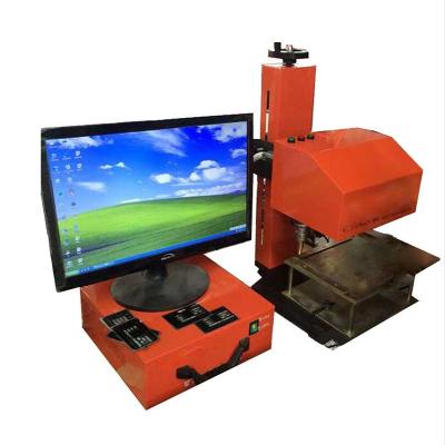 China Stable Machinery Repair Shops Quality Dot Peen Desktop Pneumatic Marking Machine for sale