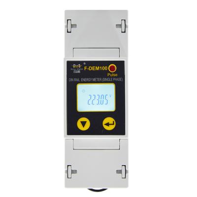 China F-DEM100 DIN Rail Single Phase Energy Meter F-DEM100 for sale