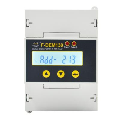 China F-DEM130 DIN Rail Screen Three Phase Digital Energy Meter RS485 Modbus F-DEM130 for sale