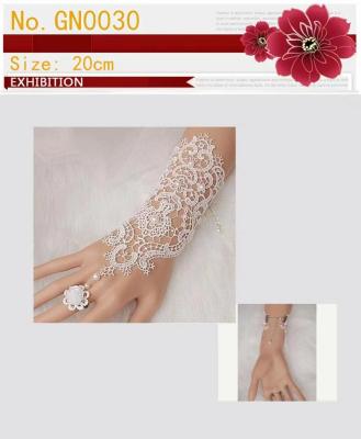 China ELBOW Fashion Lace Bridal Fingerless Mittens For Wedding Accessories for sale