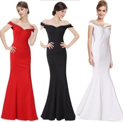 China Anti-Static Mermaid Off-Shoulder Elegance Sister Bridesmaid Dresses for sale