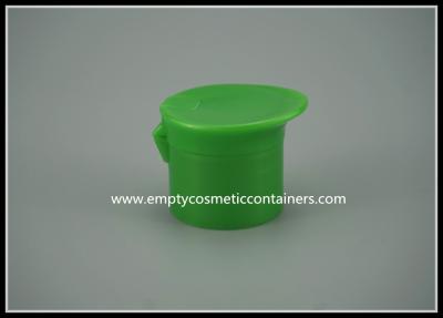 China Small Green Flip Top Caps , Portable Flip Top Bottle Caps Refillable for sale