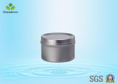 China 50g Aluminium Cosmetic Jars For Cream , Lotion Makeup Jar With Aluminum Cap for sale