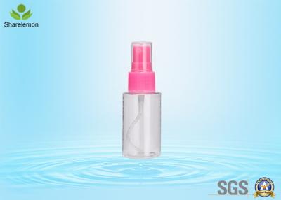 China 40ml / 55ml Pet White Plastic Spray Bottles for Cosmetic Packing for sale