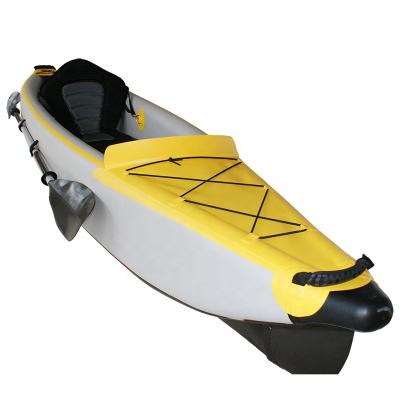 China KAYAK Inflatable Rowing Boat Fishing Set Outdoor Professional Rowing Boat Bring Paddle For Sport Game for sale