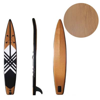 China GeeTone Unisex Stand Up Paddle Boards Custom Double Layer Inflatable Stand Up Paddle Board Wood SUP Water Sport Surfing for sale