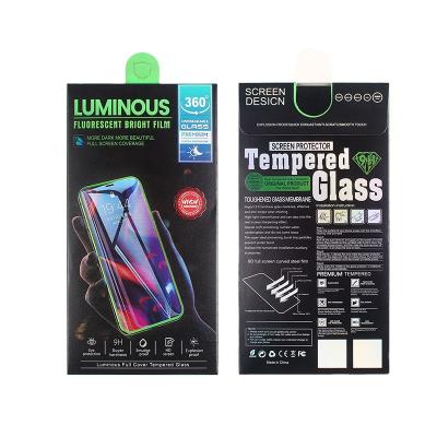 China Anti-scratch celular micas para tempered glass 3d luminous screen protector celular for iphone 12 for sale