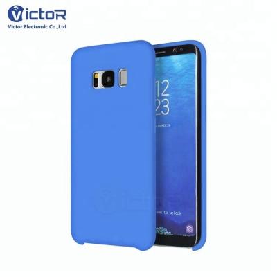 China TPU+PC Original Remove Stain Liquid Silicone Phone Case For Samsung Galaxy S8 for sale