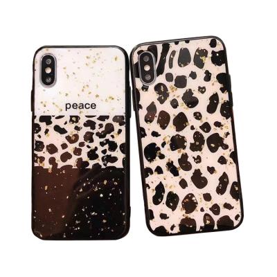 China 2019 New High Protective Cell Phone Flower PC Gold Drop Glue Glister Combo Cover and TPU Laser 2in1 Shockproof Combo Cover For Huawei P30 PRO Case for sale