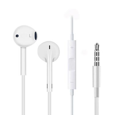 China In-Ear Free Samples Mobile Handsfree Headphones Wired Earphone 3.5mm Bass for sale