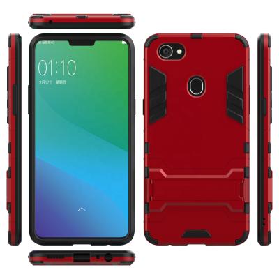 China Mobile Phone Accessories 2 in 1 Kickstand Phone Case For Oppo f7 Case Fundas Para celulares For Oppo f7 for sale