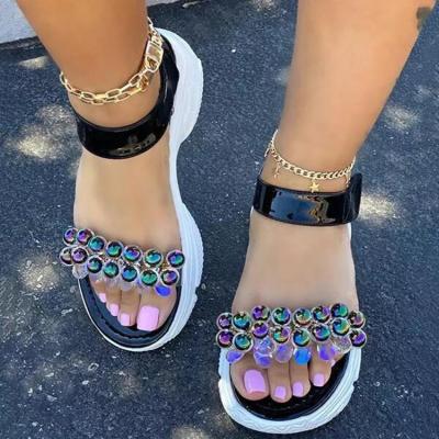 China Fashion trend woman sandals new arrivals 2022 hot sale shoes for girls new styles fashion trend women's single sandals for sale