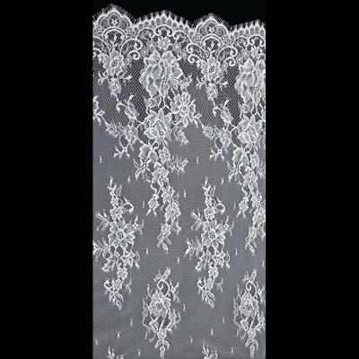 China Rayon&Nylon Soft Exquisite Floral Embroidery Design French Style Lace Fabric For Sewing for sale