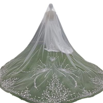 China China Manufacture Soft Professional Wedding Dress Bridal Gowns White Veil for sale