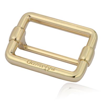 China Reasonable Zinc Alloy Strap Webbing Slider Tri Glide Buckles Fasteners For Bags for sale