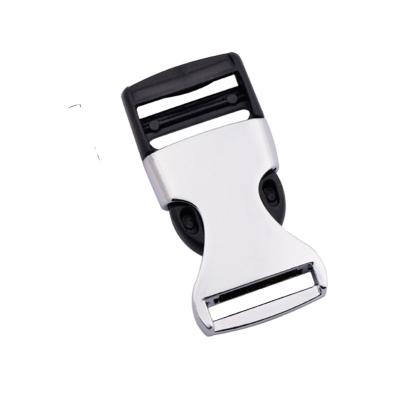 China High quality and durable quick shipping custom zinc alloy mix plastic buckles quick side quick release buckle for bag and belt for sale