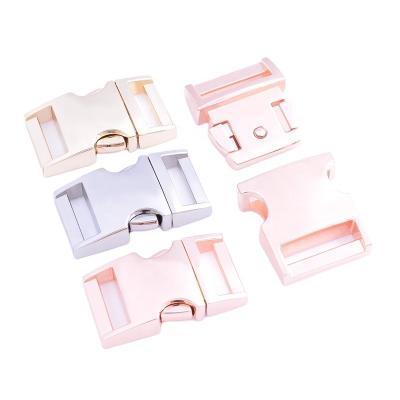 China Fashiontable MINGHAO Metal Side Release Buckle 20mm Side Bag Hot Selling Zinc Alloy Wholesale Quick Buckle for sale