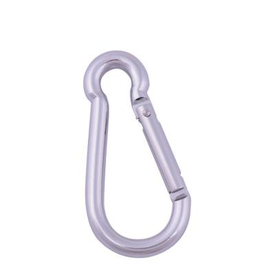 China Reasonable hot sale wholesale custom camping/safety snap hook clip logo key chain luggage decoration locking aluminum alloy carabiner for sale