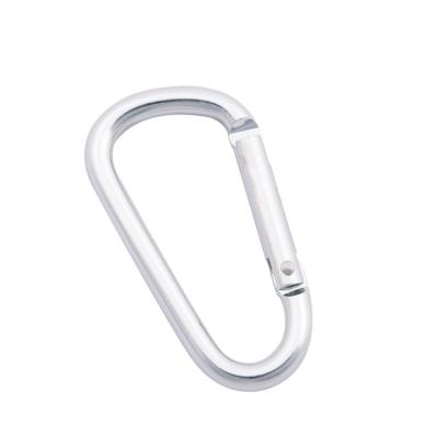 China 2021 Heavy Duty Metal Spring Clip Hook China Logo Small Lock Keychain Snap Reasonable Wholesale Custom Security Aluminum Carabiner Hook for sale