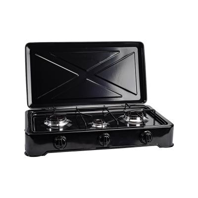 China Wholesale Portable Kitchen Hotel Cooktop Built In Stainless Steel Commercial 3 Burner Cooker Gas Stove for sale