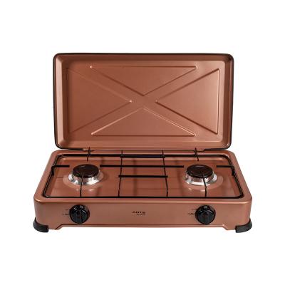 China Hotel Two-end Household Liquefied Portable Indoor Household Table Top Kitchen Built-in Gas Stove for sale