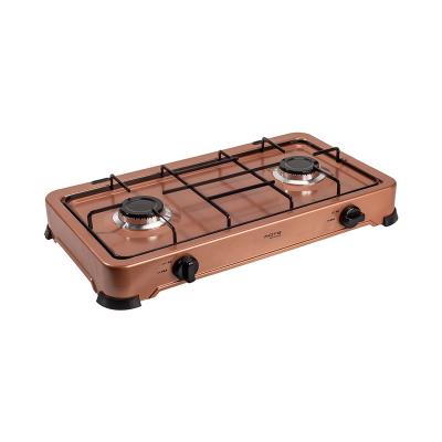 China Hotel Household Two Burner Portable Appliances Indoor Outdoor Kitchen Induction Gas Stove for sale