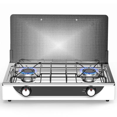 China Hotel 2 Burner Appliances Hob Electric Induction Gas Kerosene Cooker Kitchen and Burners Cooking Stove Small Wick for sale