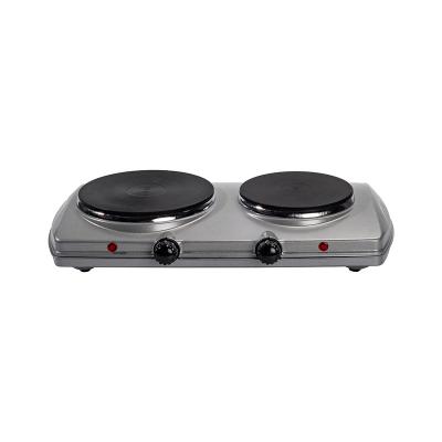 China Portable Lightweight Mini Hot Plate Electric Portable Hotel Household Cooker Double Table Top Burner for sale