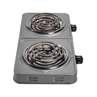 China Commercial Mini Portable 2 Burner Commercial Energy Saving Appliances Cooking Kitchen Hotel Heating Industrial Electric Hot Plate for sale