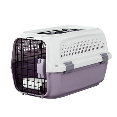 China Wholesale Portable Travel Pet Dog Cages Breathable Kennel Carriers Large Cat Animal Cage for sale