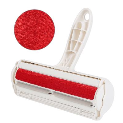 China Manual reusable dog and cat hair remover roller with self-cleaning base suitable for furniture and sofa for sale