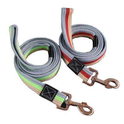 China Large And Medium Dog Pet Traction Rope Cheap Price Viable Canvas Webbing Durable Anti-lost Dog Leash for sale