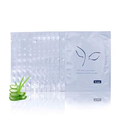 China Eyelashes+lower Eyelashes Low MOQ Biogel Curved Eyelash Pads Undereye Silicone Lash Lift Gel Pads Thin Lash Eye Pads for sale