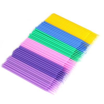 China Eco - Friendly Disposable Dental Eyelash Applicator Disposable Micro Brush Micro Applicators for sale