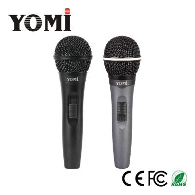 China Perfect Sound AY-822 Wired Microphone OEM Brand Dynamic Karaoke Wired Handheld Microphone for sale