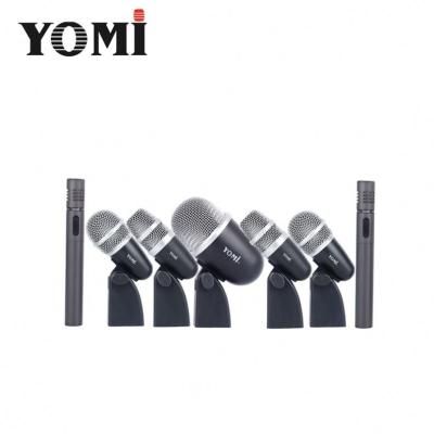 China New Style 1 7 PCs Perfect Sound Sets Musical Instrument Piece Drum Mic Microphone Kit for sale