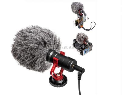 China Noise Canceling 2020 Top Selling Universal Cardioid Microphone AY-MM1 Condenser Microphone With Windscreen for sale