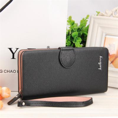 China 2019 New Korean Women's Anti-theft Long Clutch Bag Multifunctional Card Holder Purse Phone Money Clip Zipper Wallet for sale