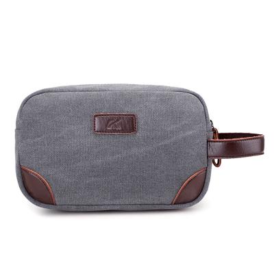 China Wholesale Cheap Dropshipping Fashion 2019 Low MOQ Fashion Mini Bag 5 Color Minimalist Men Canvas Storage Travel Bag for sale