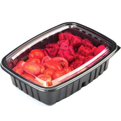 China Factory price food grade food fruit packaging box recyclable plastic box keep freshness leak-proof for sale