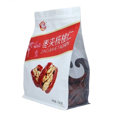 China Customized BIODEGRADABLE PET Foil Fruit Vegetables Dried Fruits Red Dates Snack Zipper Packaging Bag for sale