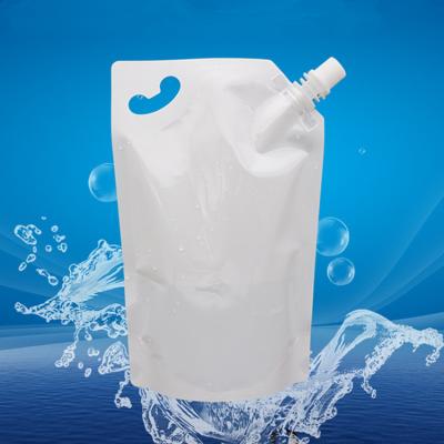 China Shock resistance blank / transparent / custom printed doypack sprung stand up pouch for liquid laundry detergent packaging for sale