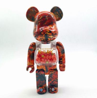 China Trend 1 Color 28cm 400% Tide Brand Bear@brick Autumn Leaves ABS Stock Number With Boxed for sale