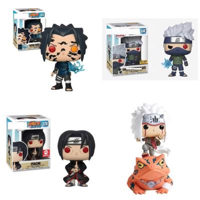 China Shaking His Head 5 Styles 10cm POP Tidal Brand Funko Kakashi Uchiha Itachi Jiraiya PVC Vinyl Action Number With Boxed for sale