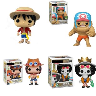 China Animefigure 7 Styles 10cm POP Tide Mark Funko Luffy One Piece PVC Action Number With Boxed for sale