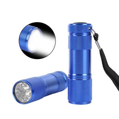 China Super Bright Portable Hot Selling LED Mini Flashlight Colorful Portable Pocket Torch from Amazon with Dry Battery for sale