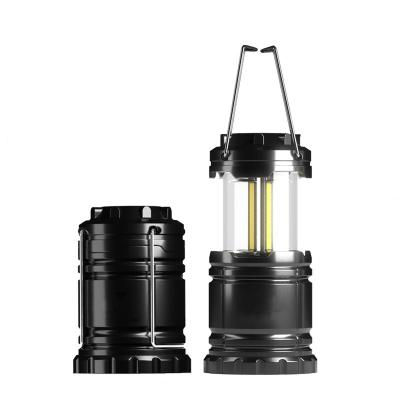 China High Brightness Outdoor Portable Folding Outdoor Lighting 3*AA COB Dry Battery Camping Lantern for Home Emergency, Hiking for sale