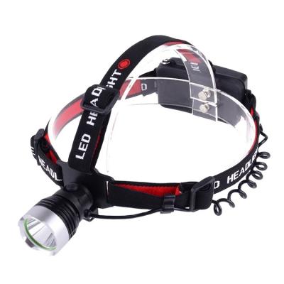 China Camping Head Light For Hunting Long Distance Rechargeable Torch Aluminum Alloy Led Headlight for sale